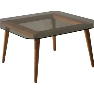 Selter Soffbord 80 cm Brons/Glas - Möbler Kampanjpris