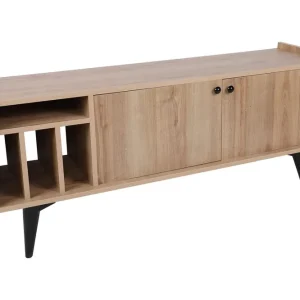 Sänkt pris Winskill Tv-bänk 150 cm Natur/Svart - Möbler