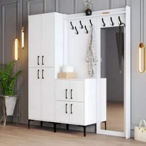 Köp online Retzow Hallmöbelset 35x180 cm Vit - Möbler