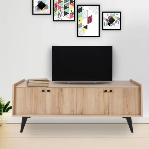 Nyhet Sogel Tv-bänk 150 cm Natur - Möbler