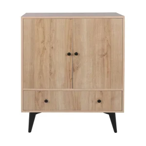 Kundfavorit Gibia Sidobord 90 cm Natur/Svart - Möbler
