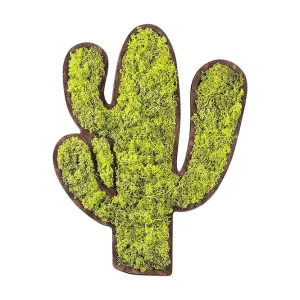Nedsatt pris Cactus Canvastavla Grön/Vit - Inredning