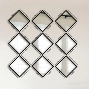 Kundfavorit Sarata Spegel Silver/Svart - Inredning