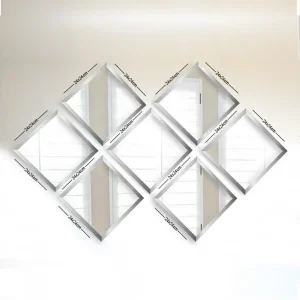 Sarata Spegel Silver - Inredning Extra rabatt