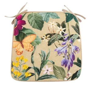 Amazonia Sittdyna 39x39 cm Beige Blommig - Utemöbler & utemiljö Begränsat antal