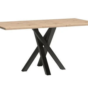 Aldbrough Förlängningsbart Matbord 160 cm Svart - Möbler Begränsat erbjudande
