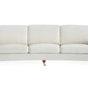 Expressleverans Bloomington Howard Lyx 4-sits Svängd Soffa i Bouclé Vit - Möbler