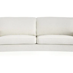Bloomington Howard Lyx 3-sits Svängd Soffa i Bouclé Vit - Möbler Reapris