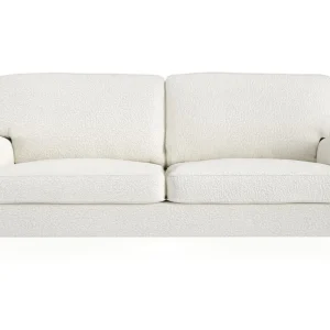 Bloomington Howard Lyx 3-sits Soffa i Bouclé Vit - Möbler Snabb frakt