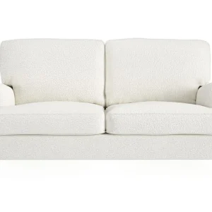 Bloomington Howard Lyx 2-sits Soffa i Bouclé Vit - Möbler Trygg betalning