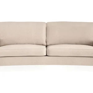 Nedsatt pris Bloomington Howard Lyx 3-sits Svängd Tygsoffa Beige - Möbler