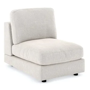 Andrarum Arken 1-sits Mittmodul i Tyg 70 cm bred Beige - Möbler Outlet