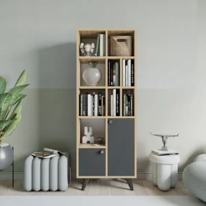 Casabetania Bokhylla 30x60 cm Antracit/Natur - Förvaring Endast denna vecka