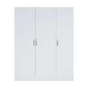 Trygg betalning Ostin Garderob 55x145 cm Vit - Förvaring