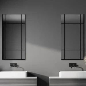 Lannabruk Spegel 60x120 cm Svart - Inredning Köp nu