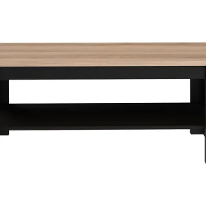 Konitsa Soffbord 110 cm Brun/Svart - Möbler Trygg betalning