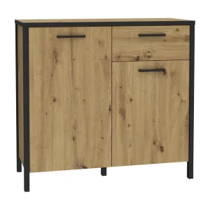Koufalia Byrå 40x95 cm Brun/Svart - Förvaring Begränsat erbjudande