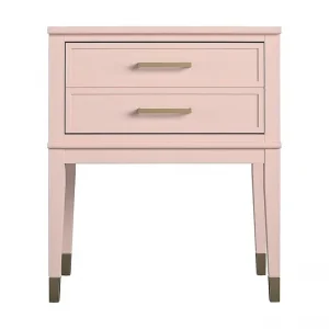 Köp nu CosmoLiving Westerleigh Sidobord 60 cm Rosa CosmoLiving - Möbler