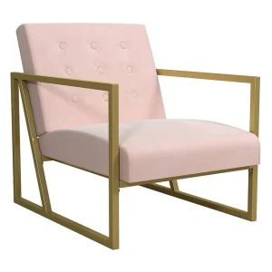 Extra rabatt Loft24 Loungefåtölj Lexington Rosa CosmoLiving - Möbler