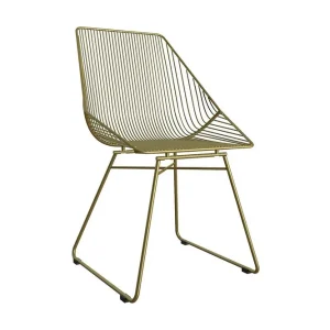 CosmoLiving Ellis Matstol Guld CosmoLiving - Möbler Outlet