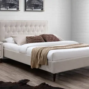 Begränsat antal Emilia Sängram 90x200 cm Ljusbeige - Möbler