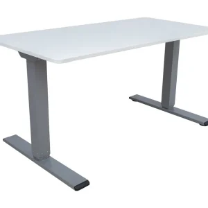 Snabb leverans Ergo Optimal Skrivbord med 2 motor 160x80 cm Gråvit/Grå - Möbler