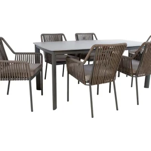 Andros Matgrupp Utomhus med 6 Utestolar - Utemöbler & utemiljö Kampanjpris