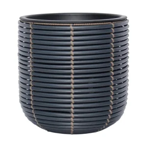 Lägg i varukorgen Wicker Blomkruka D27xH28 cm Svart - Inredning