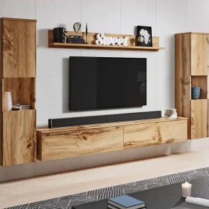 Beställ nu Kanehira Tv-möbelset Natur - Möbler