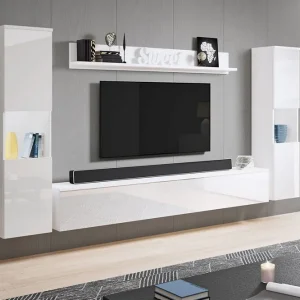 Köp online Kanehira Tv-möbelset Vit - Möbler