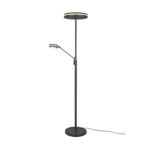 Trio Lighting Franklin LED Golvlampa uplight antracit Antracit - Belysning Sänkt pris