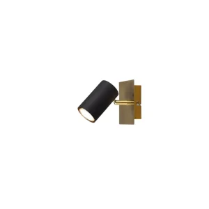 Beställ nu Trio Lighting Marley spot 1L GU10 svart/ guld Svart/Guld - Belysning
