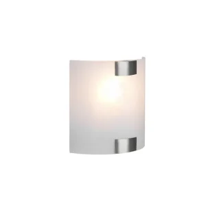 Endast idag Trio Lighting Pura Vägglampa 20cm E27 borstad stål Borstad stål - Belysning