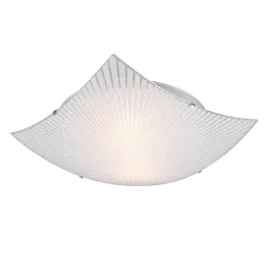 Outlet Trio Lighting Elisa Plafond 40cm 2xE27 krom Krom - Belysning