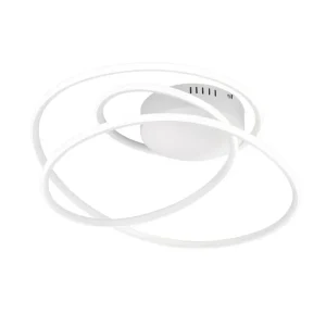 Trio Lighting Bologna LED Plafond mattvit 4000K Krom - Belysning Nedsatt pris