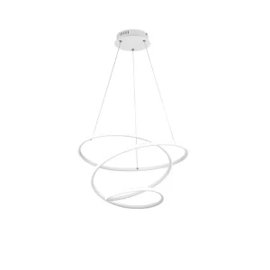 Snabb leverans Trio Lighting Bologna LED Taklampa mattvit 4000K Krom - Belysning