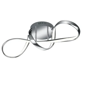 Sista chansen Trio Lighting Perugia LED Plafond krom 4000K Krom - Belysning