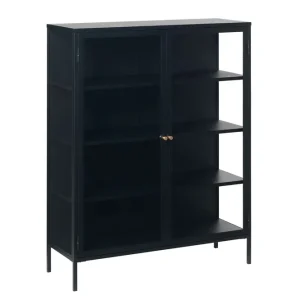 Premium Umbri Highboard 110x140 cm Svart - Förvaring