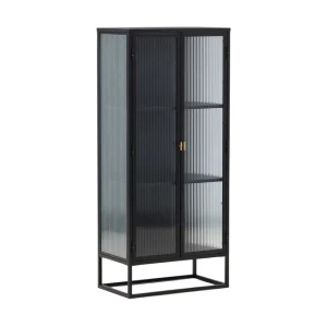 Extra rabatt Venture Home Garis Skåpsbyrå 70x40x160 cm Svart - Förvaring