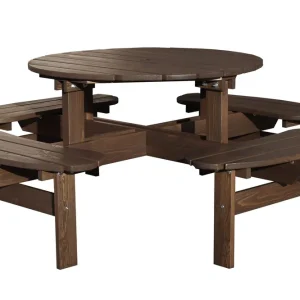 Begränsad tid Rogolo Picknickbord 199 cm Brun - Utemöbler & utemiljö
