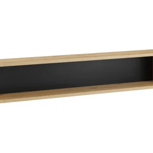 Kampanjpris Louetta Vägghylla 150 cm Brun/Svart - Förvaring
