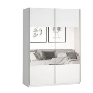 Beställ nu Lecia Garderob 120x210 cm Vit - Förvaring