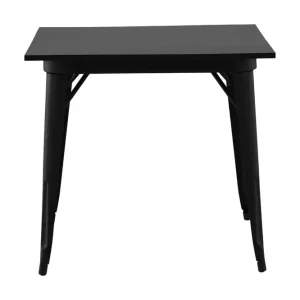 Handla nu Venture Home Tempe Matbord 80 cm Svart - Möbler