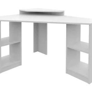 Andifli Skrivbord 90x76,8x120 cm med förvaring Vit - Möbler Outlet