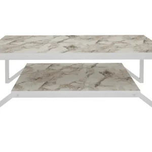 Andifli Soffbord 60x45,8x120 cm Vit - Möbler Outlet