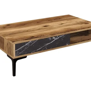 Opperin Soffbord 105x32,6x105 cm Brun - Möbler Utförsäljning
