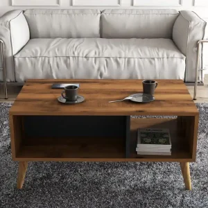 Soffbord Manko 90x54x90 cm Brun - Möbler Snabb leverans