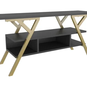 Desgrar Tv-bänk 120x55 cm Guld - Möbler Säker betalning