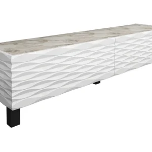 Rinorea Tv-bänk 149,2x38 cm Vit - Möbler Premium