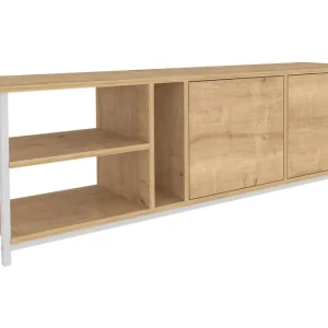 Andifli Tv-bänk 160x50,8 cm Vit - Möbler Rabatt